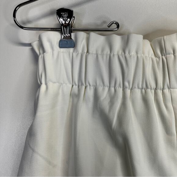 Vince Camuto Belted Tailored pants new ivory - 6 - Picture 10 of 12